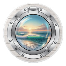 Kleine maritime Keramik-Schubladengriffe Ozean