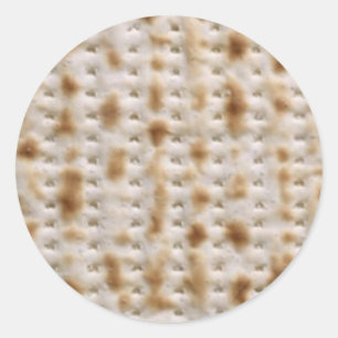 Kleine Matzoh-Aufkleber Runder Aufkleber