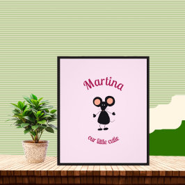 Kleine Maus Fotodruck