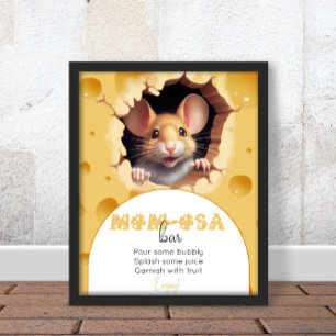 Kleine Maus in Mama-osa-Bar Poster