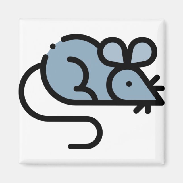 Kleine Maus Magnet (Vorne)