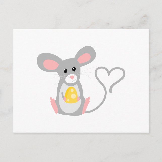 Kleine Maus Postkarte (Vorderseite)