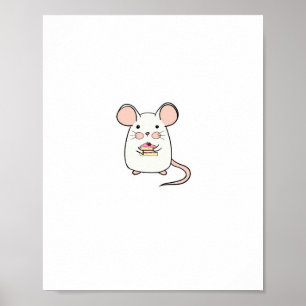 Kleine Maus, süße Maus-Themengestaltung Poster