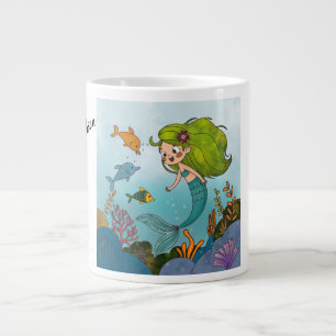 Kleine Meerjungfrau Jumbo-Tasse