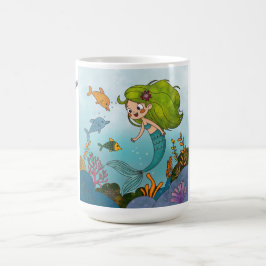 Kleine Meerjungfrau Kaffeetasse