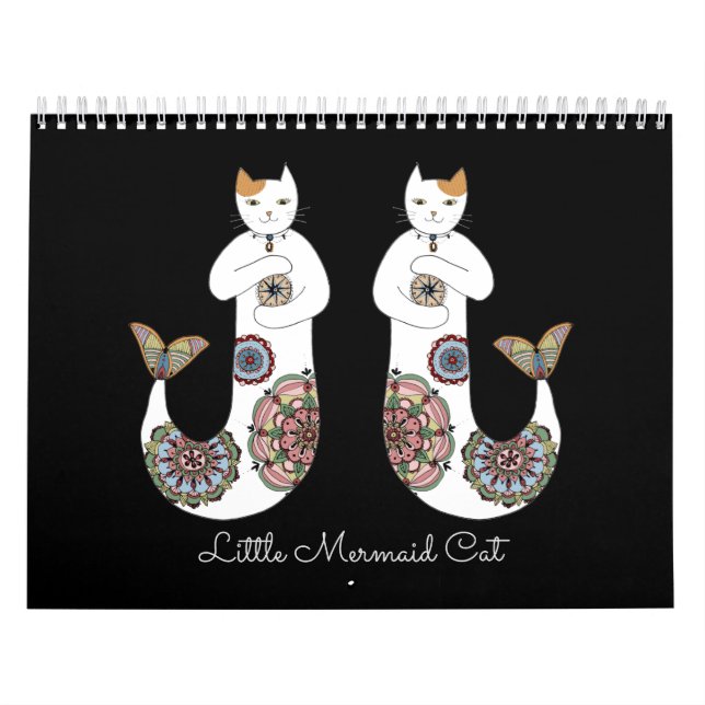 Kleine Meerjungfrau-Katze Kalender (Titelbild)
