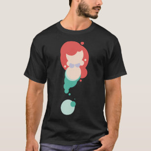 Kleine Meerjungfrau - Minimalistischer Stil T-Shirt