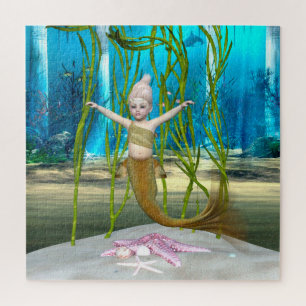 Kleine Meerjungfrau Niedliche Fantasy Mädchen, Bla