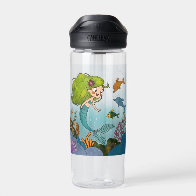 Kleine Meerjungfrau Trinkflasche (Rückseite)
