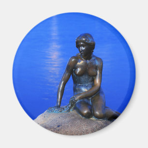 Kleine Meerjungfraustatue, Kopenhagen, Dänemark Magnet