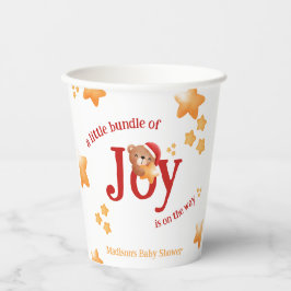 Kleine Menge Joy Bear Pappbecher