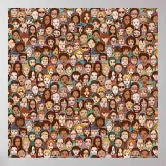 Kleine Menschen Poster