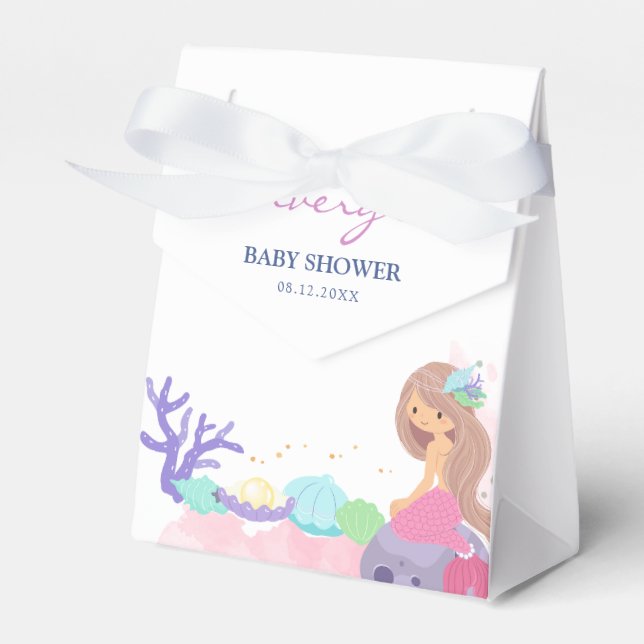 Kleine Mermaid Baby Duwer Fevor Box Geschenkschachtel (Vorderseite)