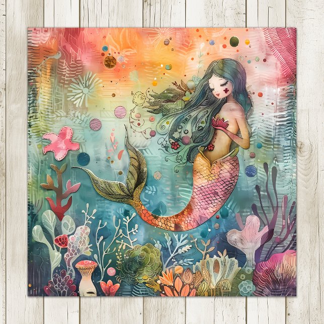 KLEINE MERMAID COLORFUL POSTER (LITTLE MERMAID COLORFUL POSTER)