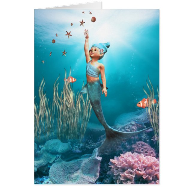 Kleine Mermaid-Karte (Vorne)