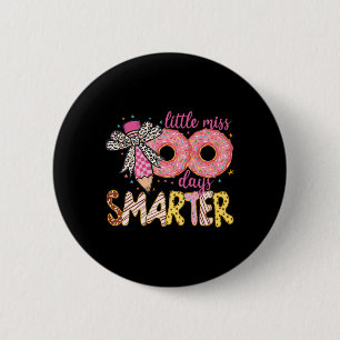 Kleine Miss 100 Tage schlauer 100. Schultag G Button