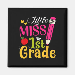 Kleine Miss 1. Klasse Süße Ck Zur Schule Hallo Ers Magnet