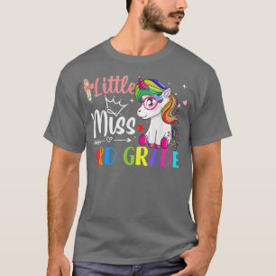 Kleine Miss 3. Klasse erster Schultag Niedlich Uni T-Shirt