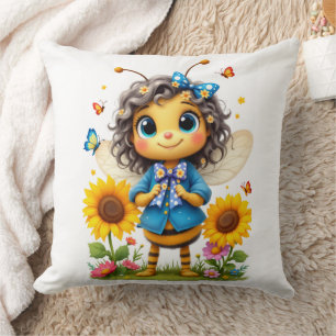 Kleine Miss Biene Kissen