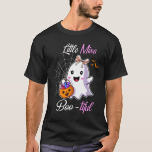 Kleine Miss Boo-schönes Niedliches Halloween-Kostü T-Shirt