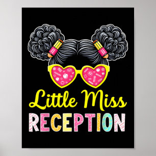 Kleine Miss Empfang Mädchen Kinder zurück in die S Poster