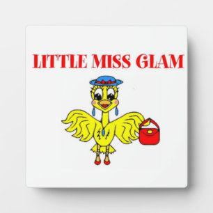 KLEINE MISS GLAM FOTOPLATTE
