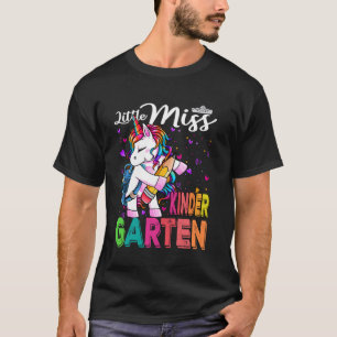 Kleine Miss Kindergarten zurück zu Schulmädchen T-Shirt