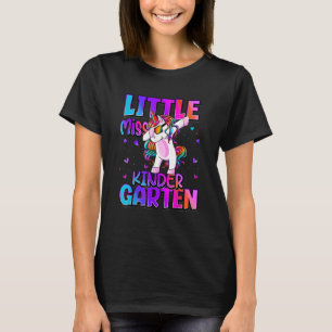 Kleine Miss Kindergarten zurück zu Schulmädchen T-Shirt