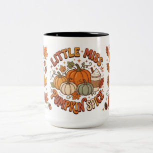 Kleine Miss Kürbisgewürz Zweifarbige Tasse