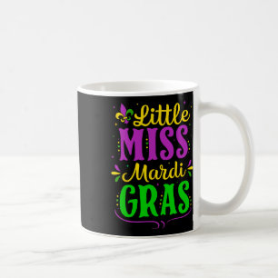 Kleine Miss Mardi Gras Jester Outfit Mädchen Kinde Kaffeetasse