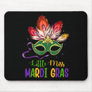 Kleine Miss Mardi Gras Mardi Gras Maske Kinder Lau Mousepad
