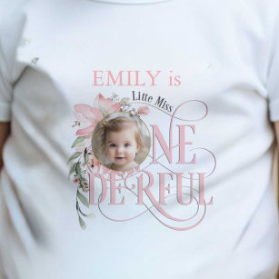 Kleine Miss Onederful, Pink, Baby Girl 1. Baby T-shirt