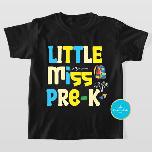 Kleine Miss Pre-K zurück in die Schule T-Shirt
