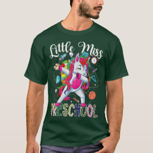 Kleine Miss Preschool Hallo ersten Tag der Vorschu T-Shirt