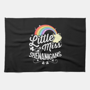 Kleine Miss Shenanigans für Mädchen und Frauen St  Geschirrtuch