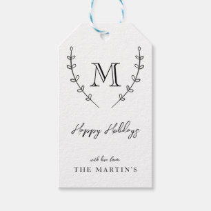 Kleine Monogram-benutzerdefinierte Geschenktags Geschenkanhänger