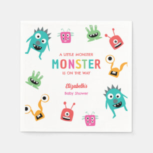 Kleine Monster-Baby-Party Halloween individuell Serviette