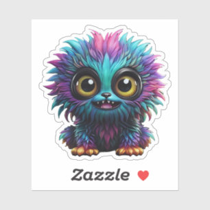 Kleine Monster, die Vinyl-Sticker nach Maß schneid Aufkleber