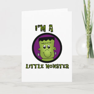 Kleine Monster Halloween-Hemden und -Geschenke Karte