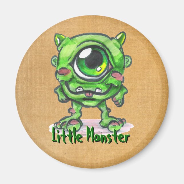 Kleine Monster-Taste Magnet (Vorne)