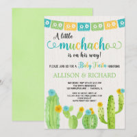 Kleine Muchacho Paare fiesta Baby Dusche