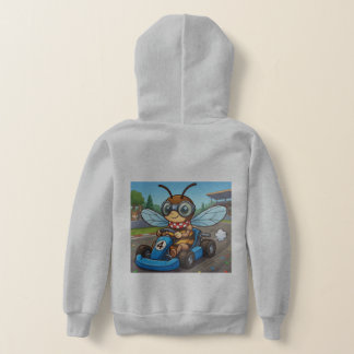 Kleine Mücke auf große Fahrt Hoodie
