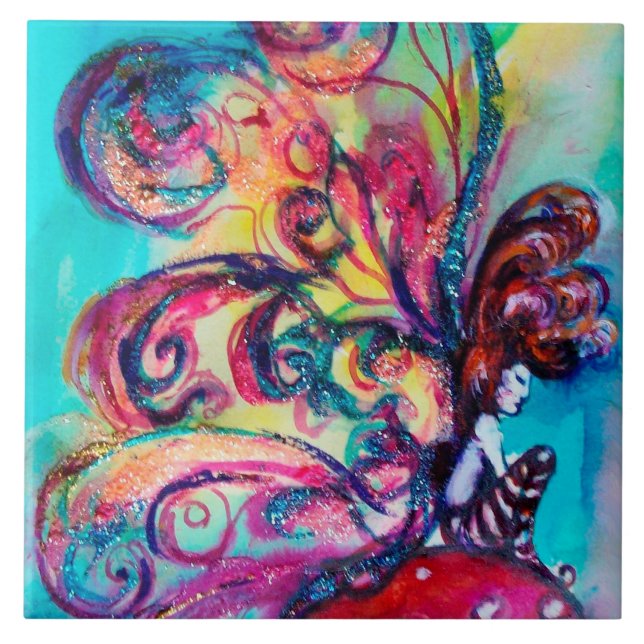 KLEINE MUSHÖMCHEN FLIESE (Vorderseite)