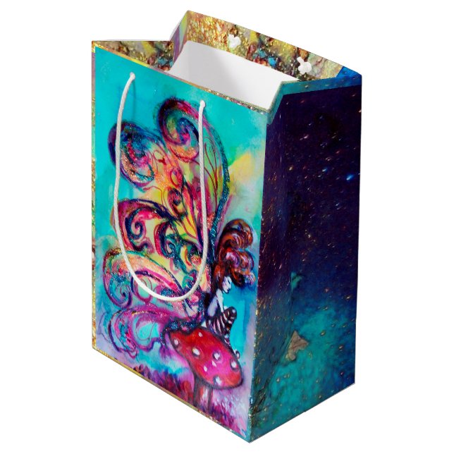 KLEINE MUSHÖMCHEN MITTLERE GESCHENKTÜTE (Rückseite Schrägansicht)