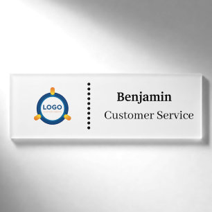 Kleine Namensschild-Magnete mit individuellem Logo Namenschild