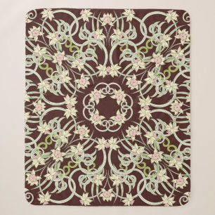 Kleine Narzisse, Jugendstil Quadrat. Sherpadecke
