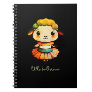 Kleine Niedliche Ballerina Sheep Notizblock