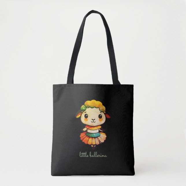 Kleine Niedliche Ballerina Sheep Tasche (Vorderseite)