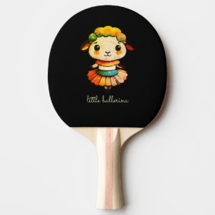 Kleine Niedliche Ballerina Sheep Tischtennis Schläger