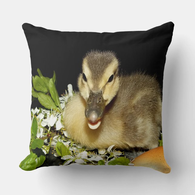 kleine niedliche Ente Kissen (Vorderseite)
